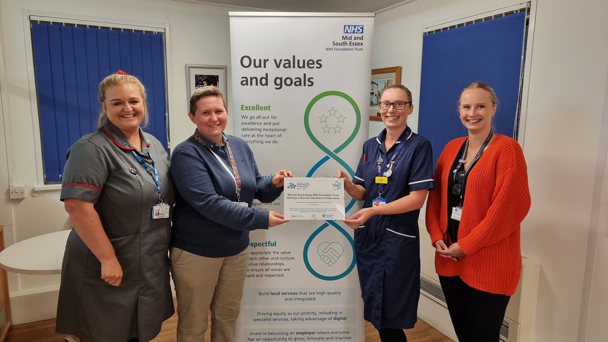 Essex hospitals recognised for patients' dementia care