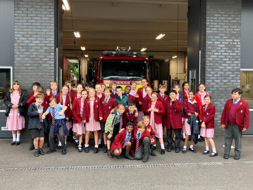 Pupils treat Ramsgate firefighters on Making a Difference Day