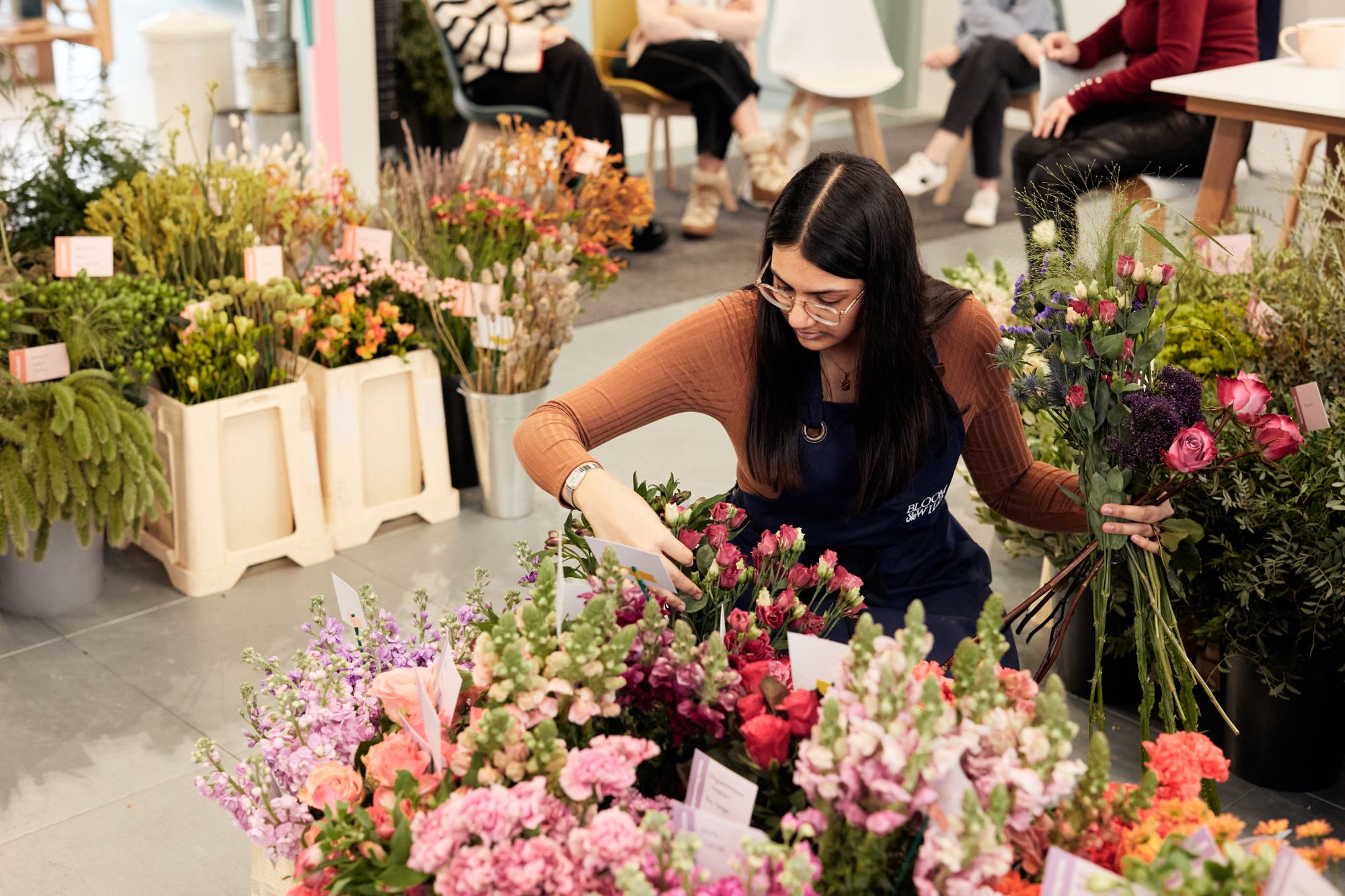Floristry workshop gives creative young Tower Hamlets carer a career boost
