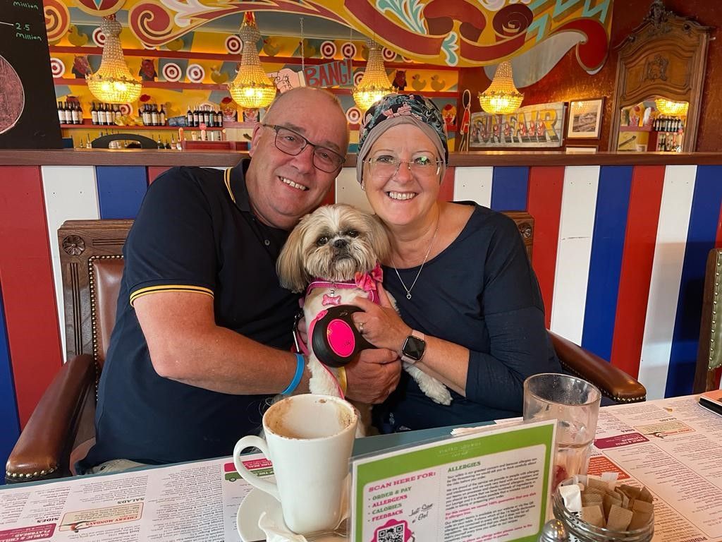 Fylde Shih Tzu helps owners promote Macmillan Coffee Morning