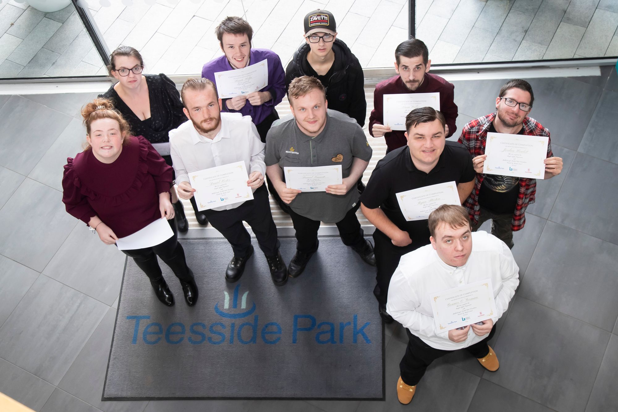 Middlesbrough hospitality and retail programme celebrates 11 graduates