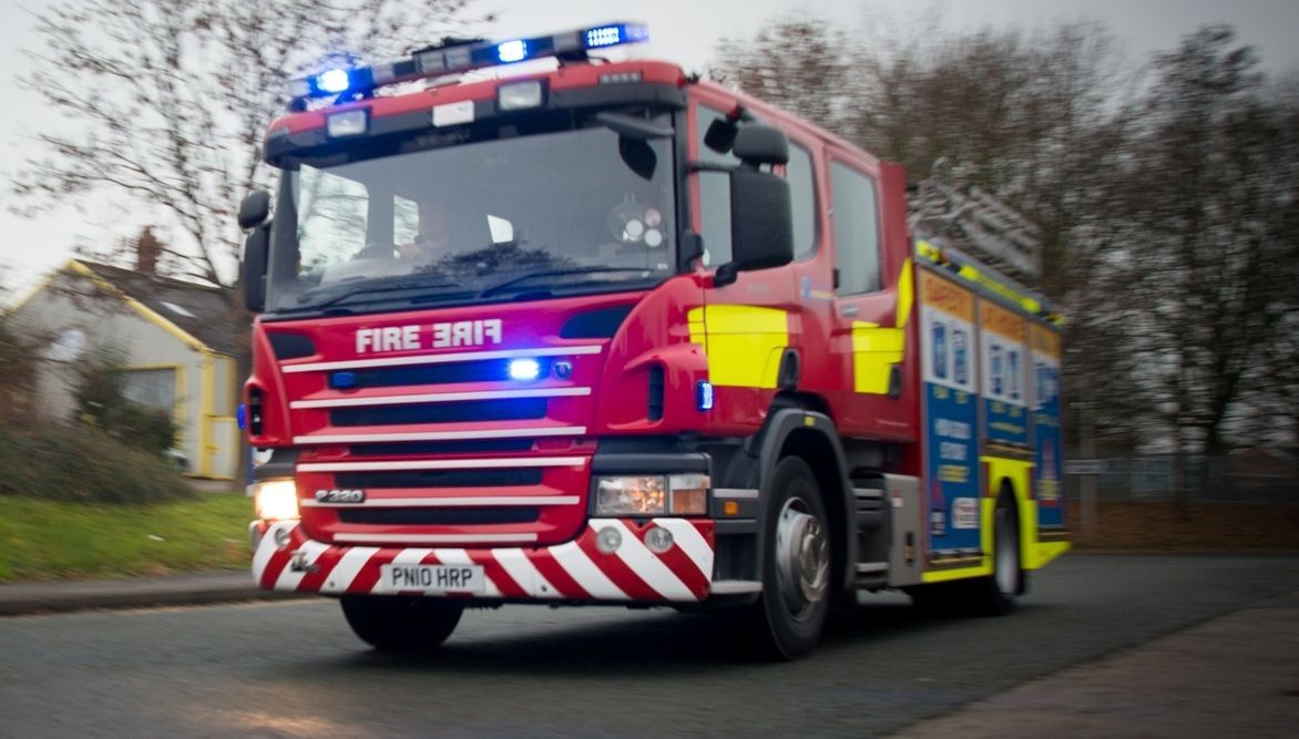 Fire crews in action across Halton from boat blaze to heron rescue