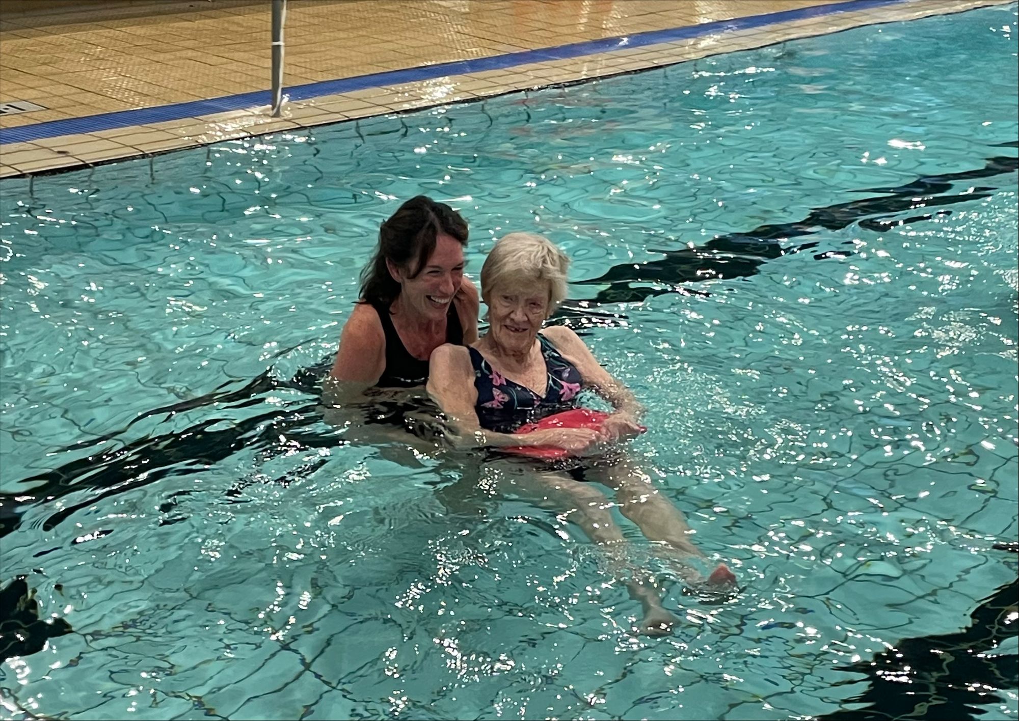 95-year-old Doris from Stowmarket makes a wish to go swimming