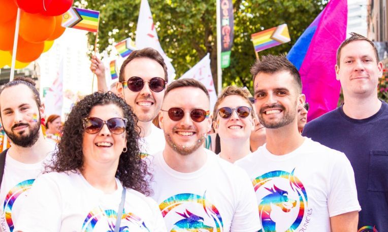 Caerphilly council demonstrates commitment to equality by joining Pride Cymru event