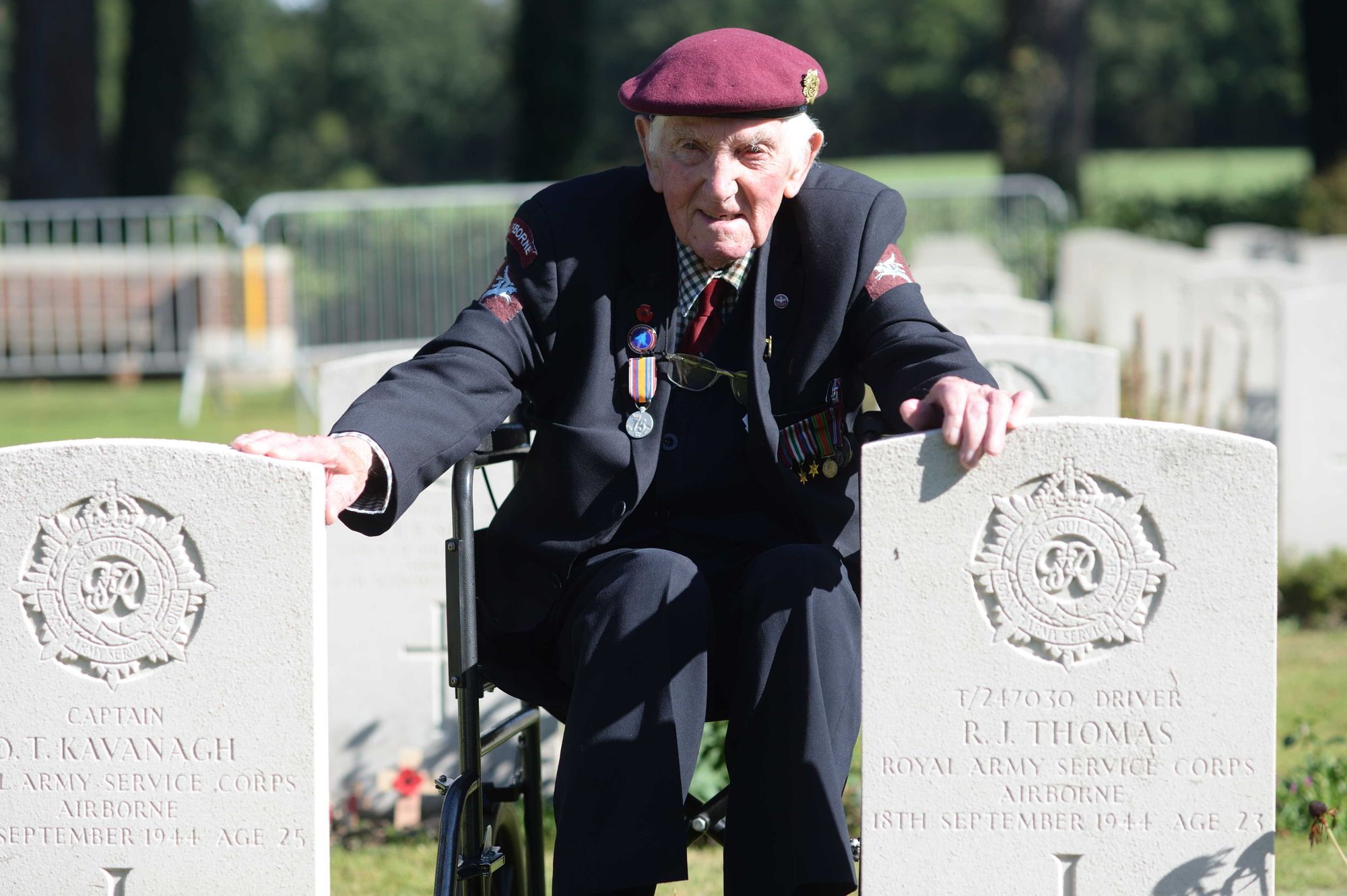 Second World War veteran remembers fallen from fierce Netherlands battle