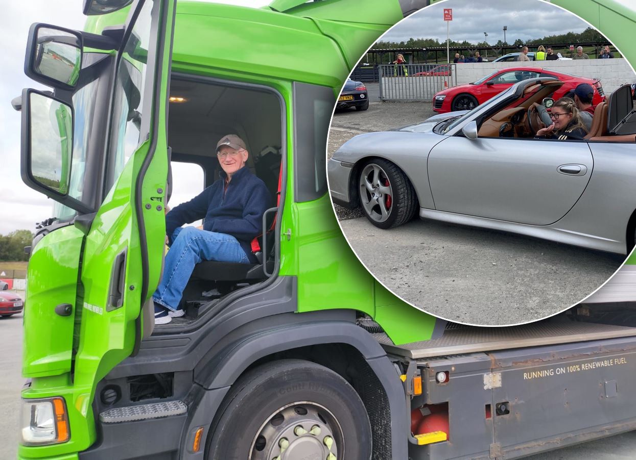 Visually impaired enjoy 'epic' blind driving experience at Wigan