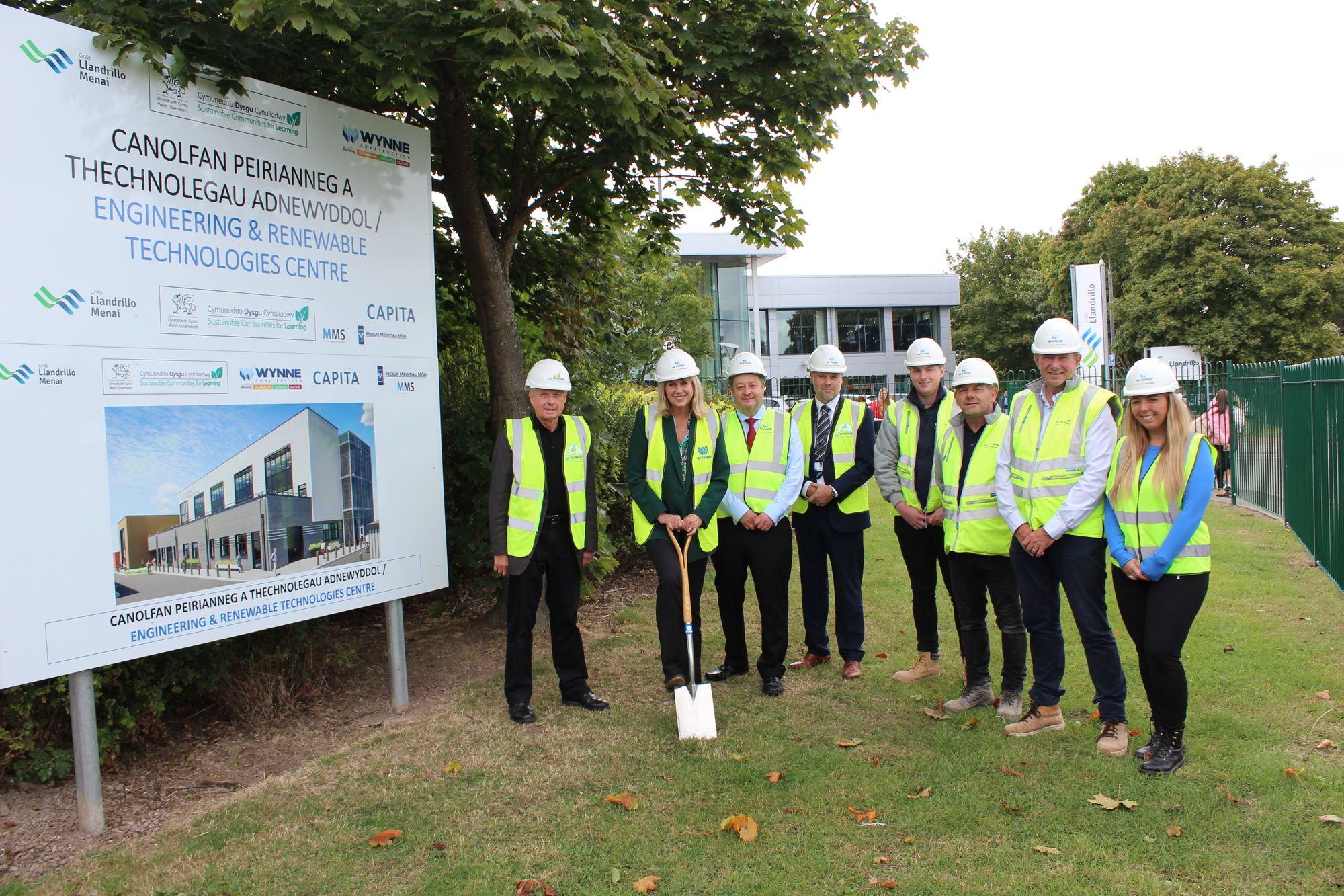Work begins on £12 million engineering centre at Rhyl campus