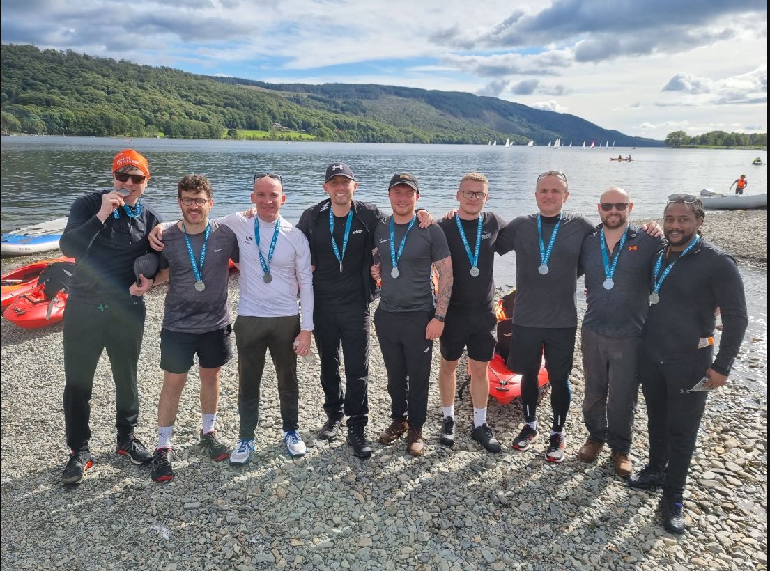 Lakes challengers from Birmingham firm raise more than £4,200 for Warwickshire charity