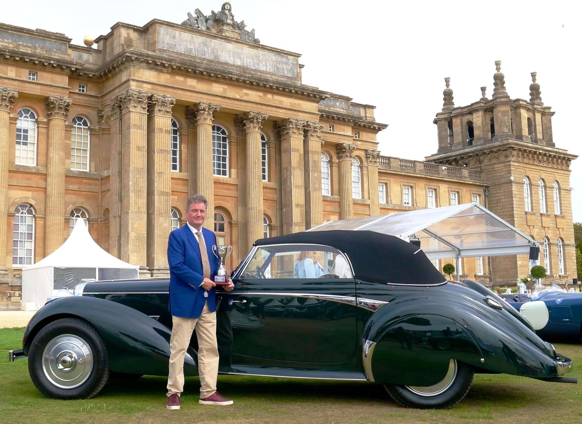 Market Bosworth builder wins classic car prize at Blenheim Palace