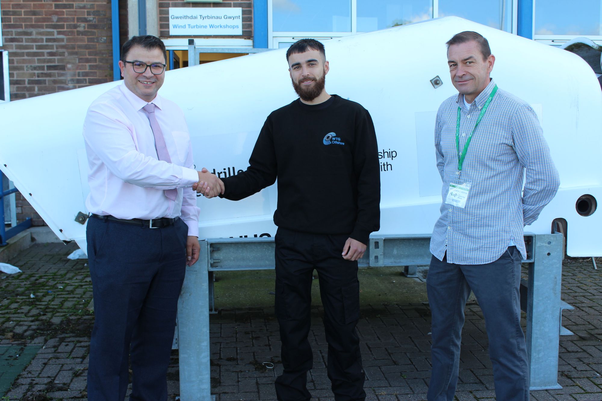 Colwyn Bay man is UK’s first wind turbine blade repair apprentice