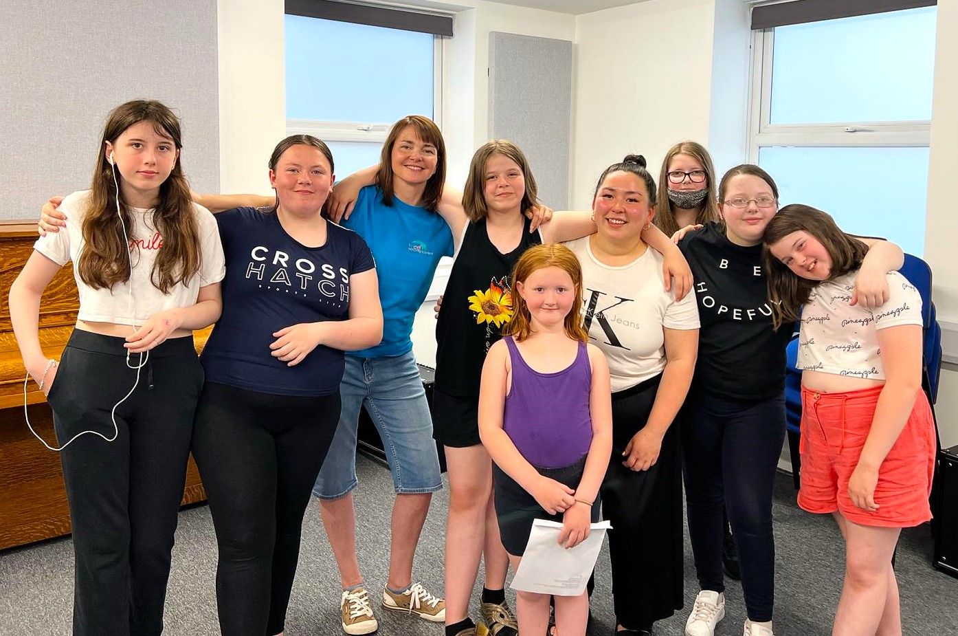Inspiring young carers from Wrexham, Conwy and Denbighshire united in song