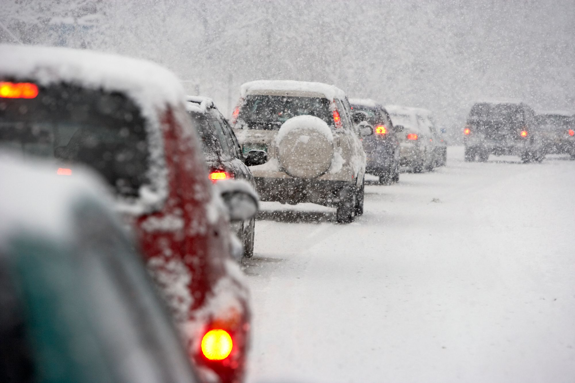Drivers wearing winter clothes behind the wheel could be at risk of a big fine