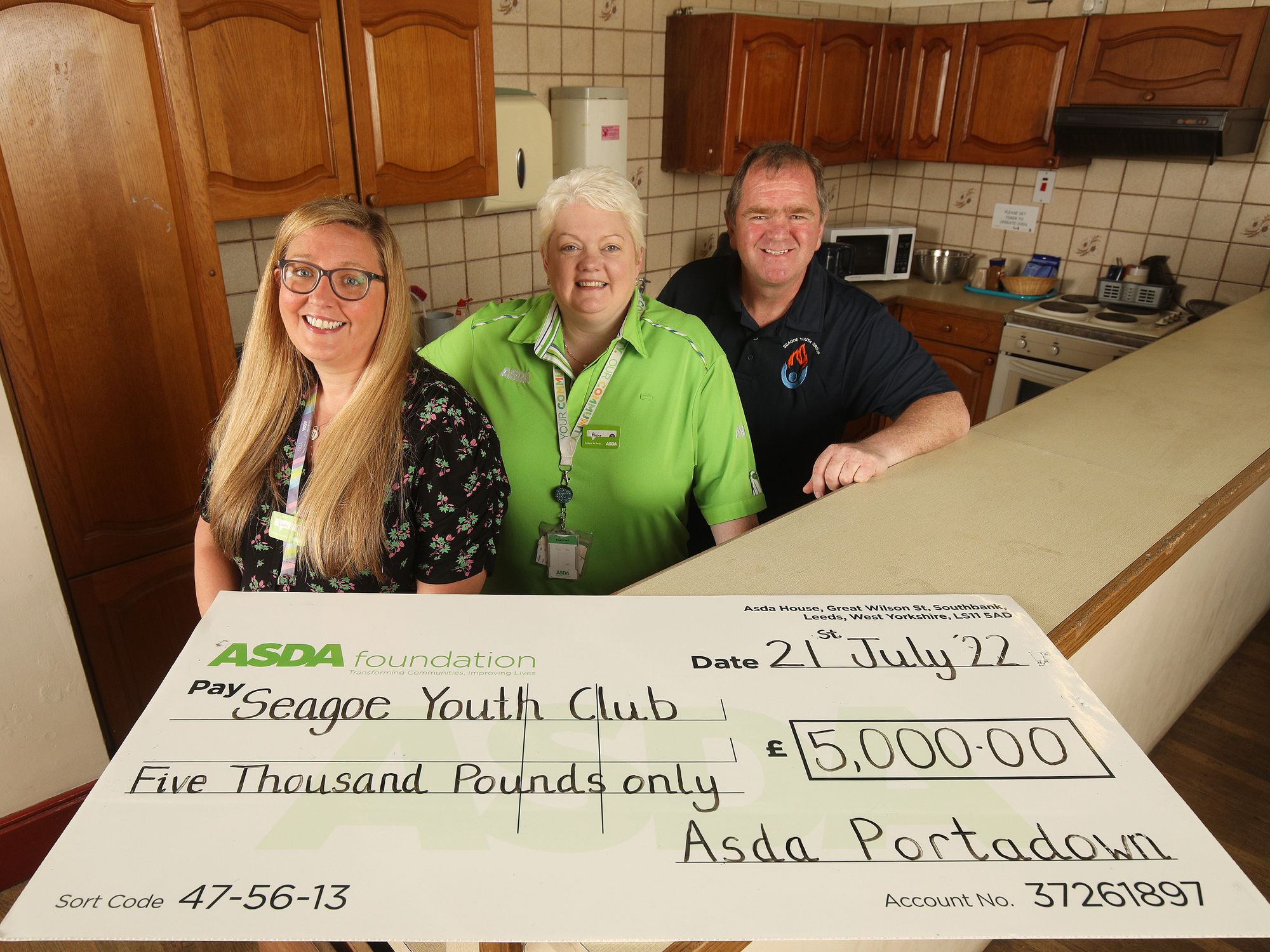 Seagoe Youth Group looks forward to warm meals in new kitchen
