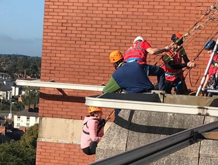 Abseilers raise £23k for Leicester hospitals by descending Windsor Building's 100ft wall