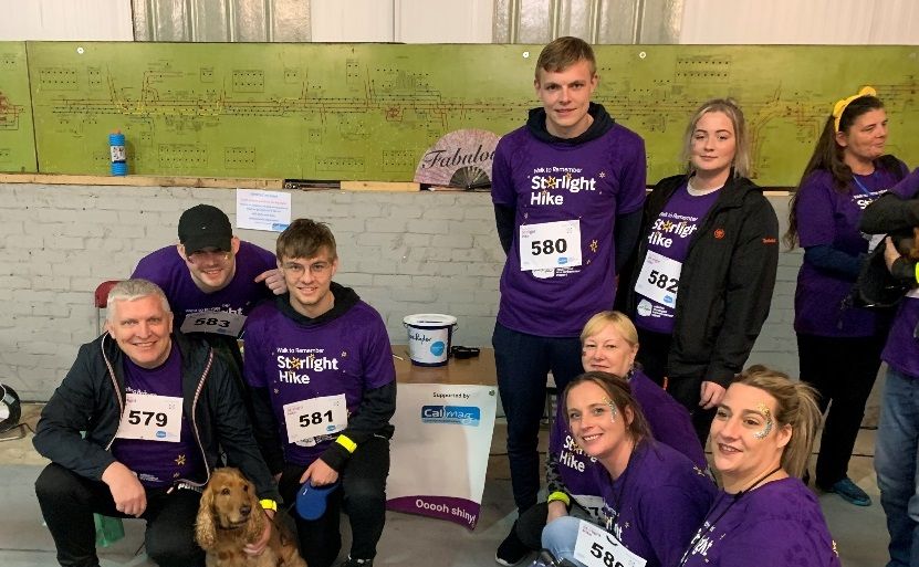 Keighley workers prepare to walk under the stars for Sue Ryder