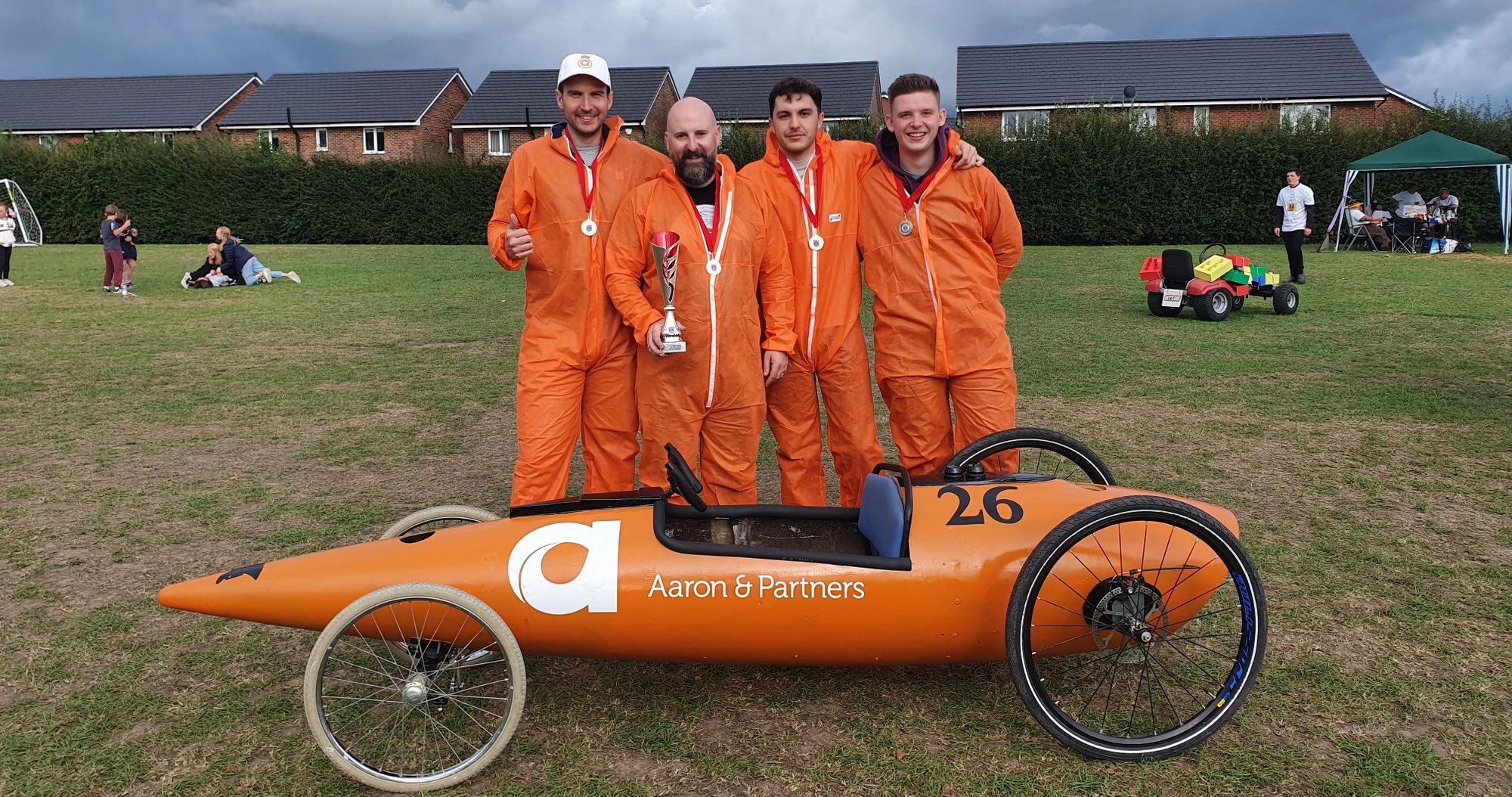 Farndon Soapbox Derby Chester law firm races for local hospice