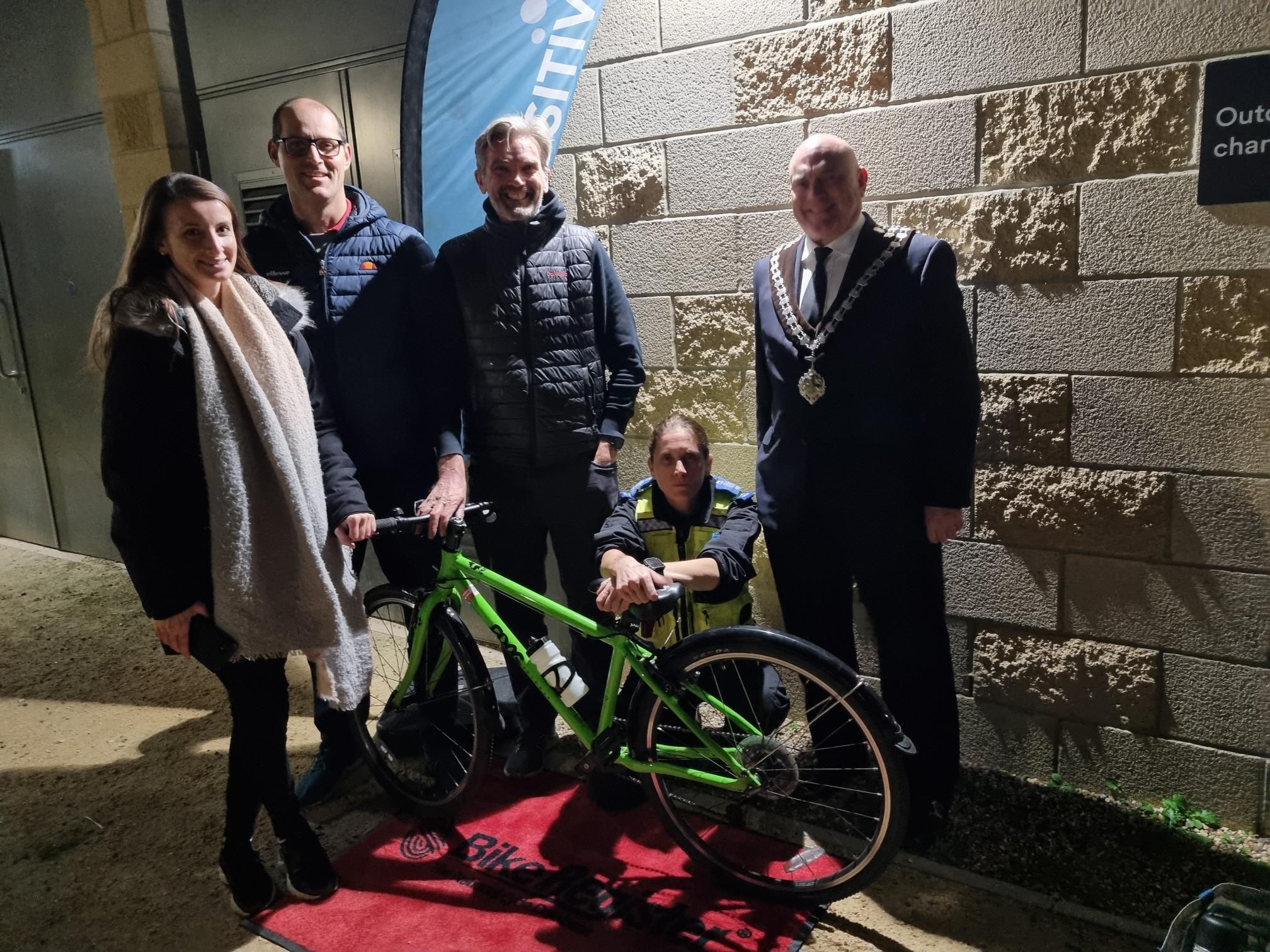 Police tackle bike theft at crime prevention event