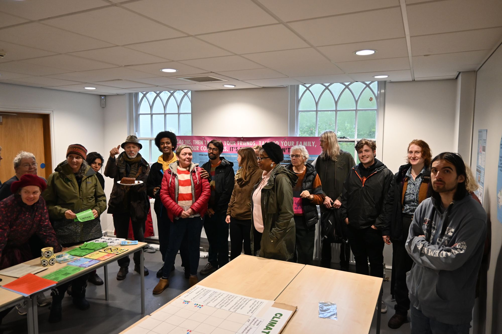 Extinction Rebellion campaign bus pays a visit to Bangor