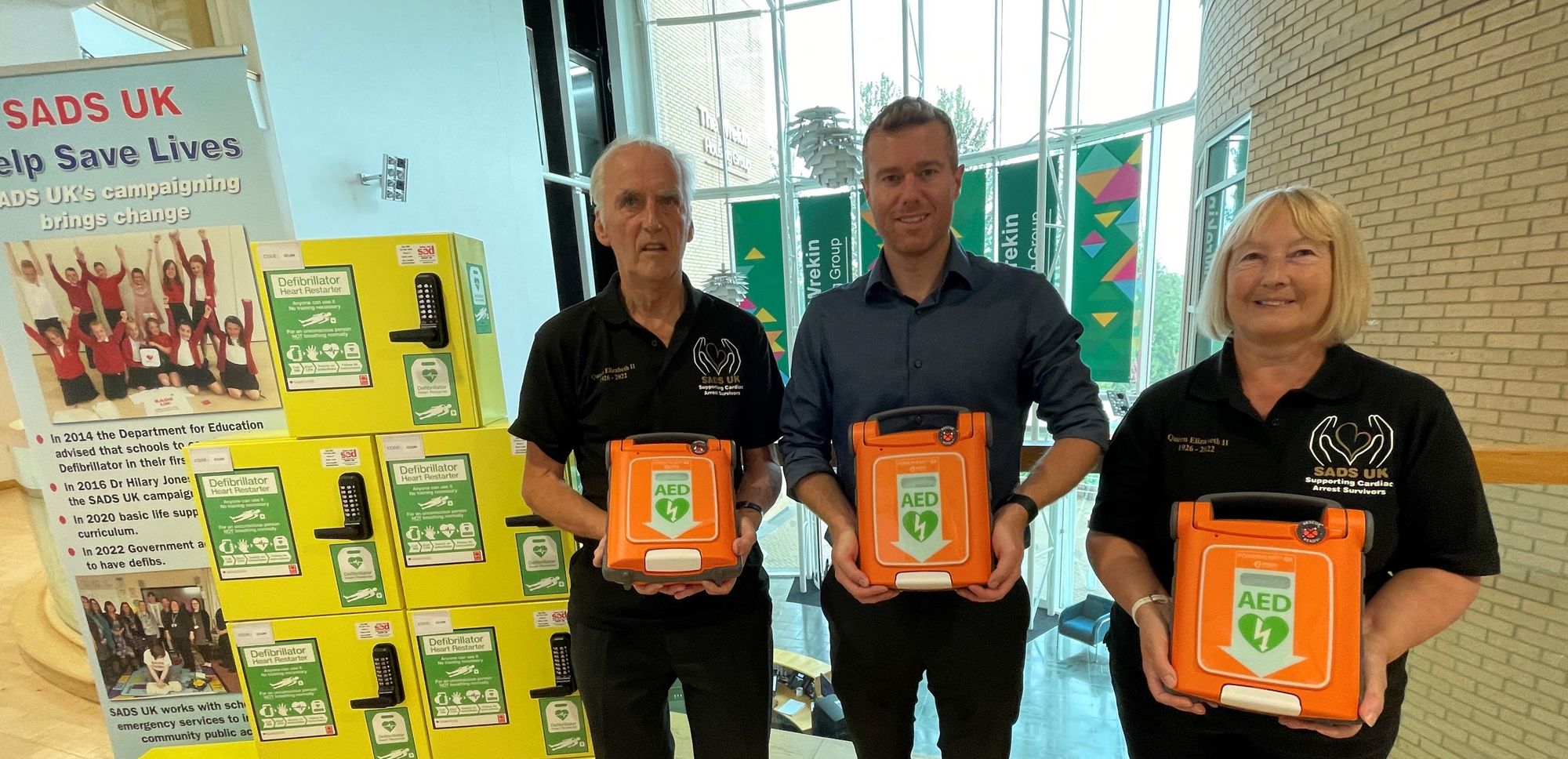 Shropshire to benefit as local firm promises 61 county defibrillators