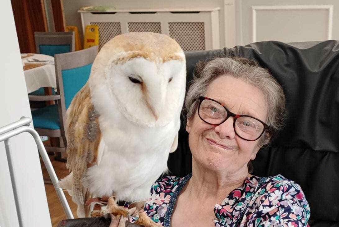 Animal therapy sessions are a big hit at Middlewich care home