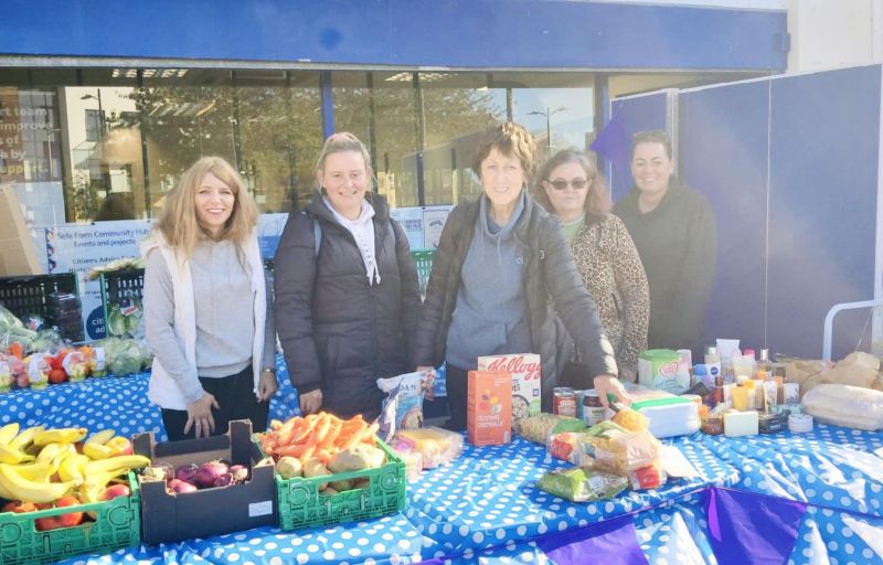 New Hertford food bank helps 150 families at opening weekend