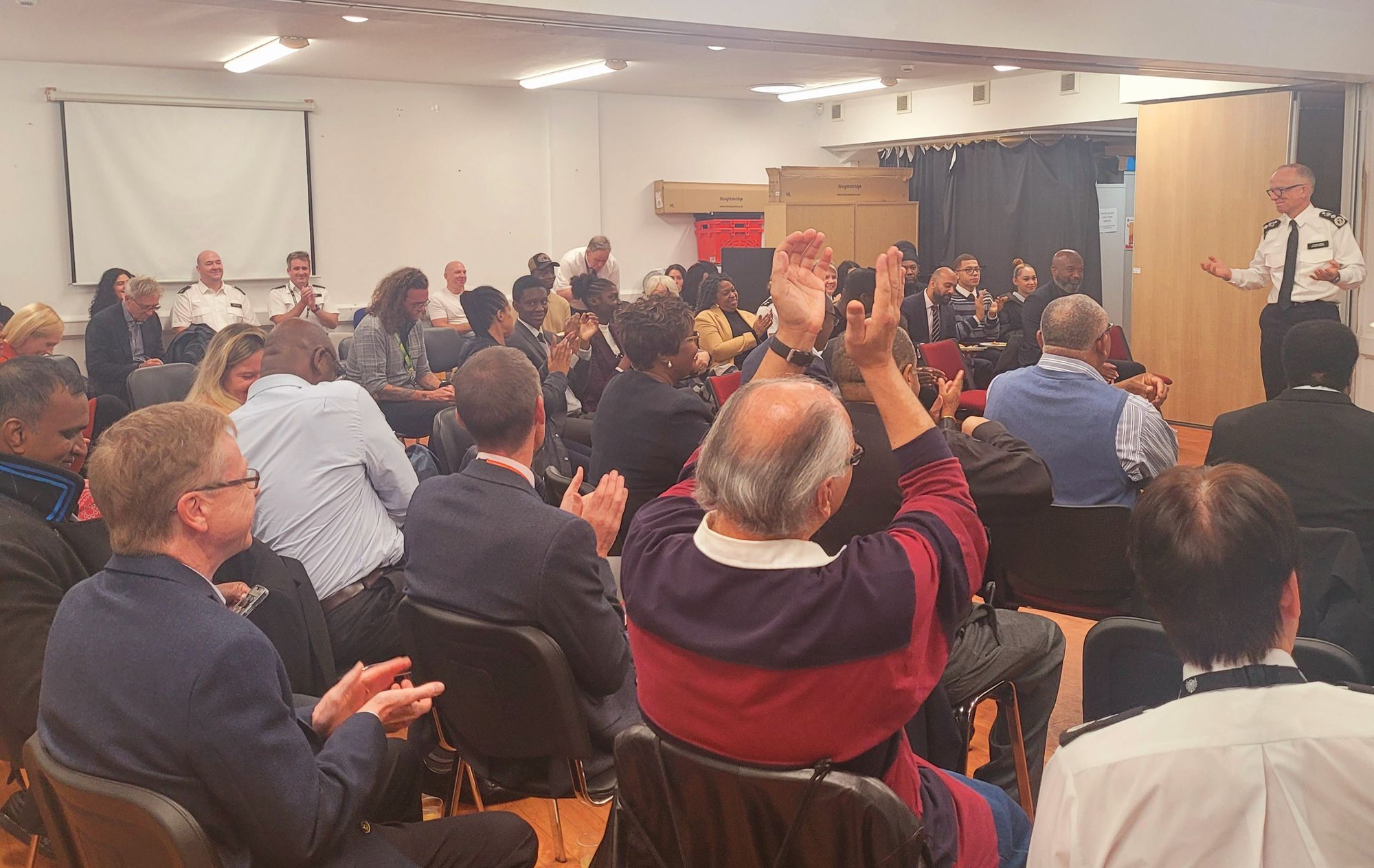 Croydon community discuss fears with Met Commissioner Sir Mark Rowley