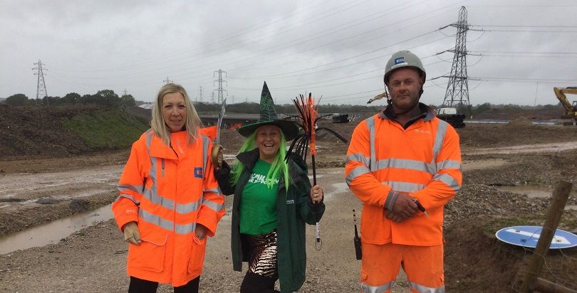 Get your wellies on for a Halloween walk along Lancashire's newest highway in aid of Macmillan