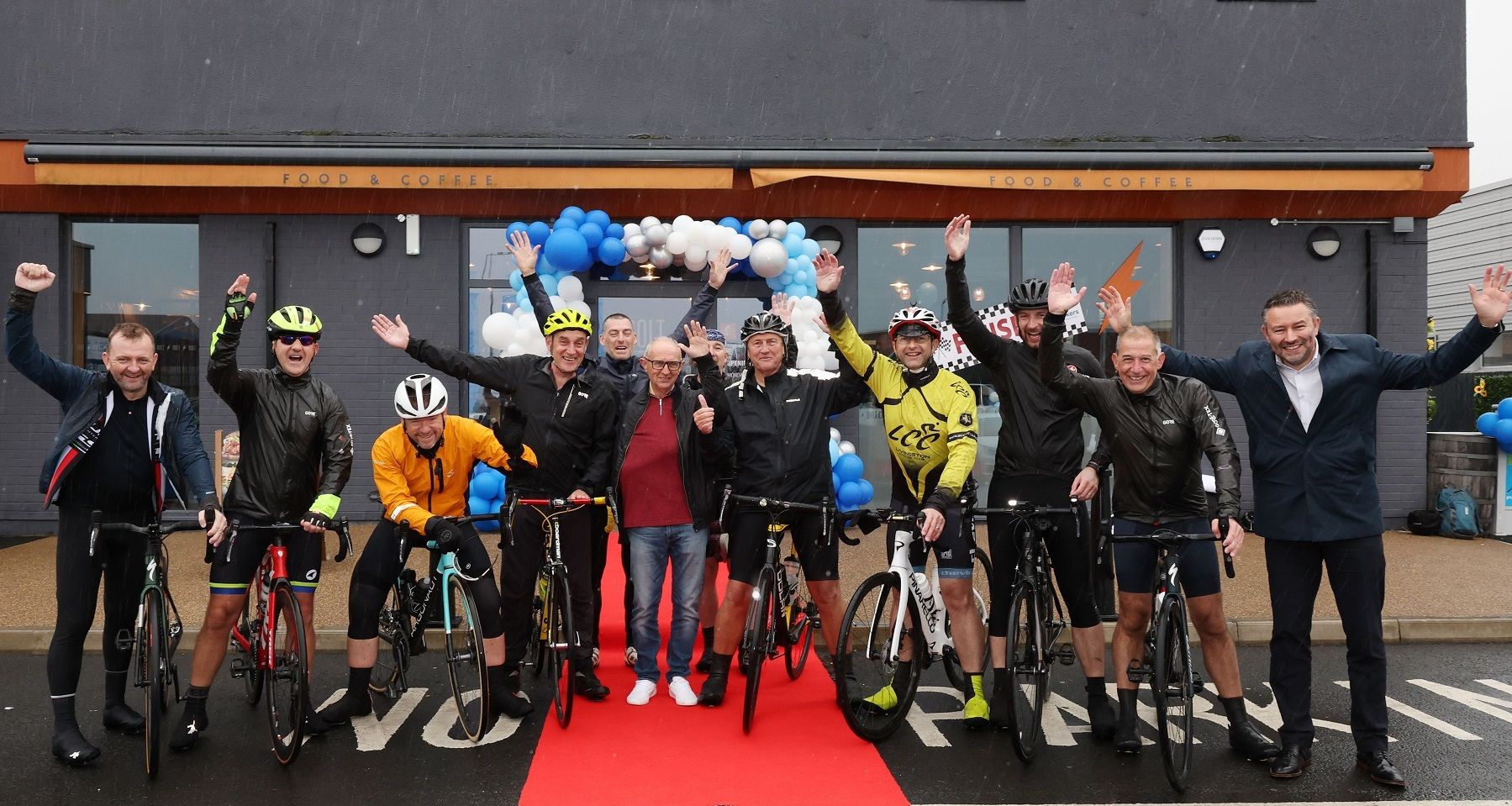 Colleagues complete epic Birmingham to Belfast bike ride for Macmillan and Papyrus