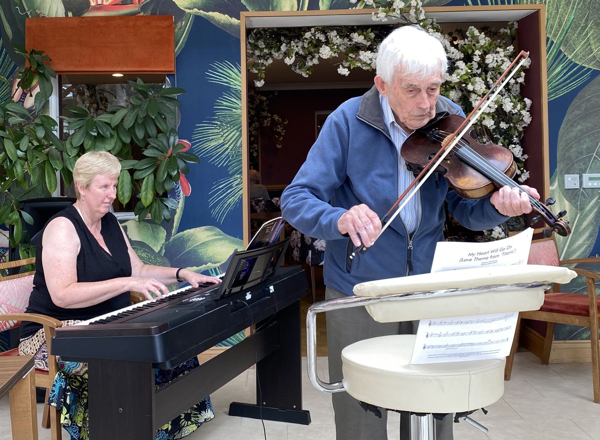 'Inspiring' teacher with dementia reunited with music thanks to old student