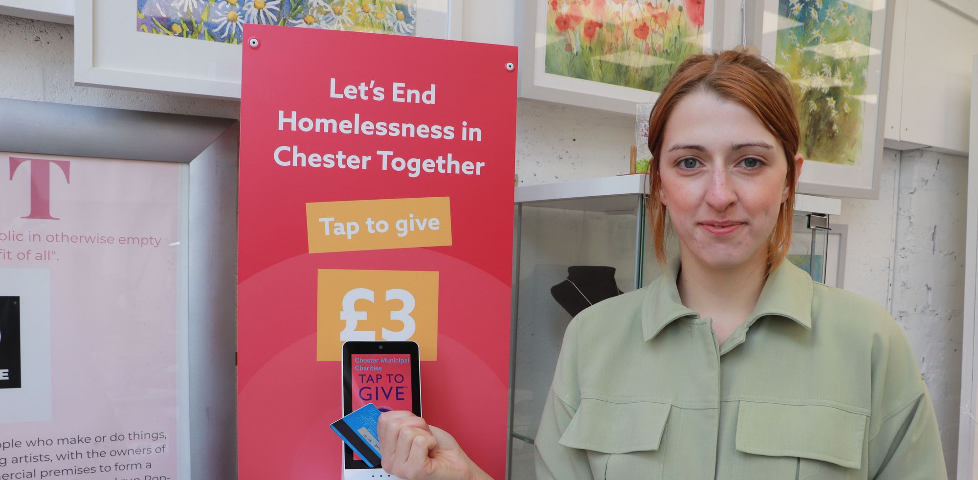Chester 'Tap-to-Donate' scheme launched to end homelessness