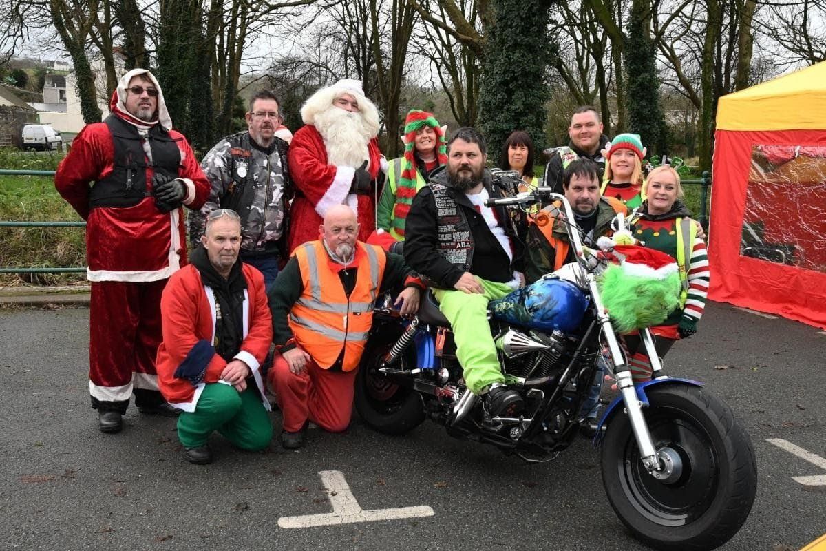 Motorcycling group appeals for gifts for young patients in Carmarthen and Haverfordwest