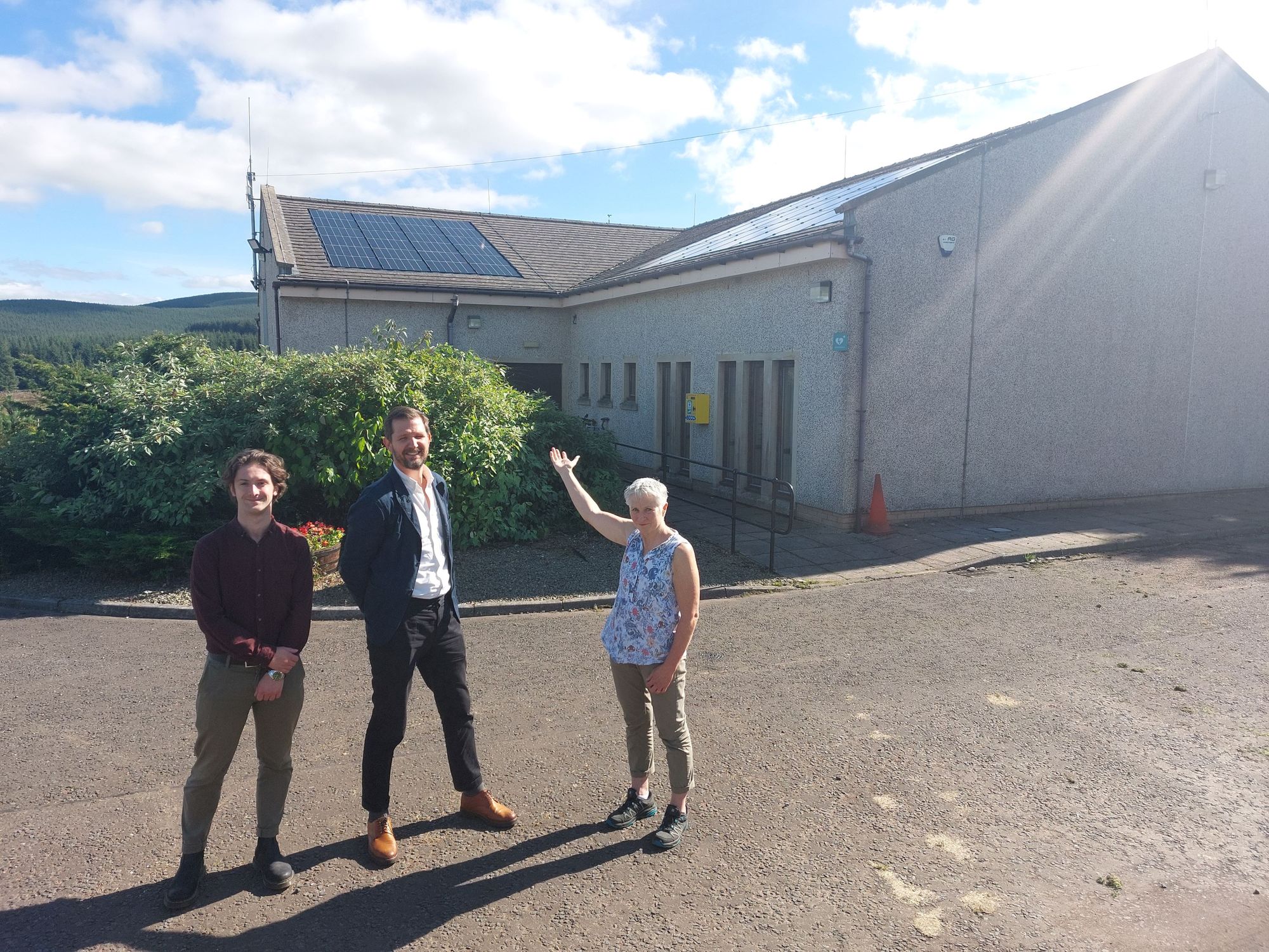 Lanarkshire village hall in bid to be one of UK’s greenest