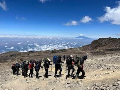 Kilimanjaro climb helps Rachel hit fundraising heights for Cancer Research