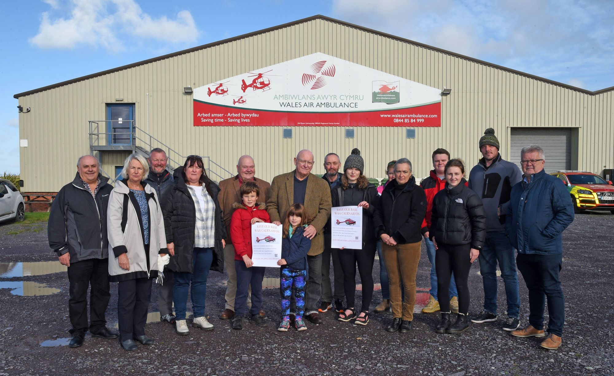 Campaigners call for Wales Air Ambulance base to stay at Caernarfon Airport