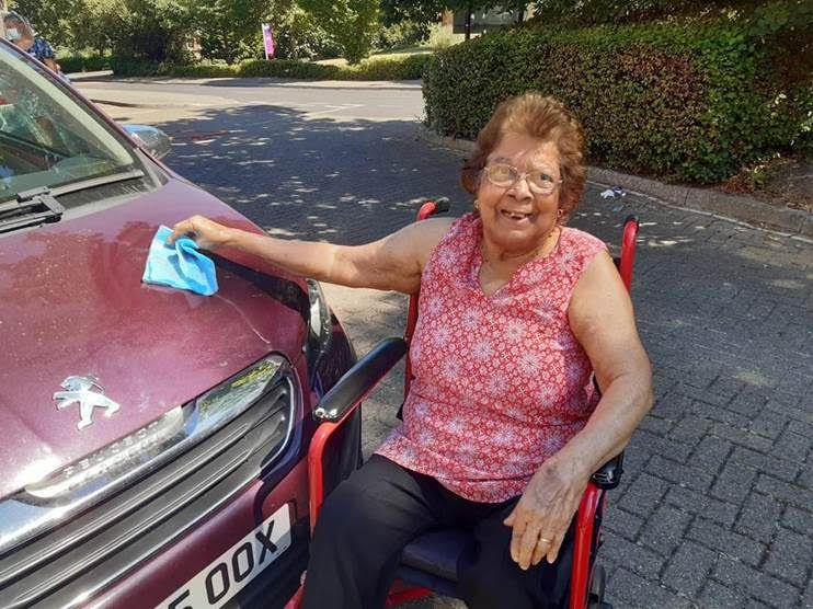 Enfield care home raises £1,800 with car wash, walks and O2 climb