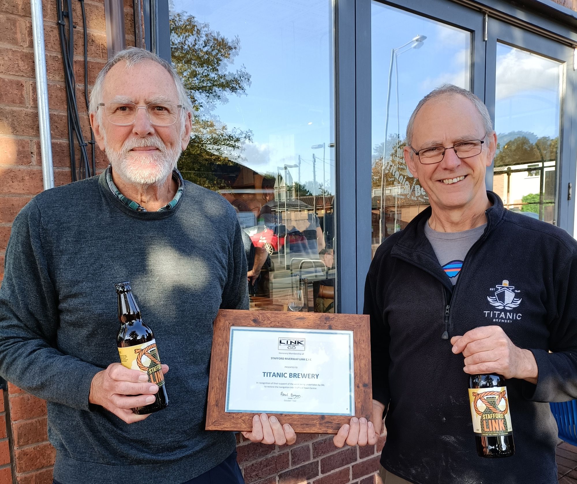 Titanic Brewery launch new Stafford Riverway Link Ale