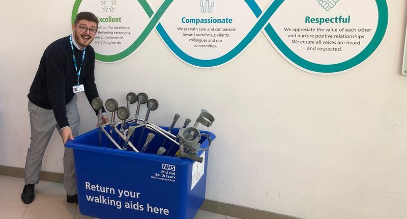 Essex hospitals launch walking aid amnesty
