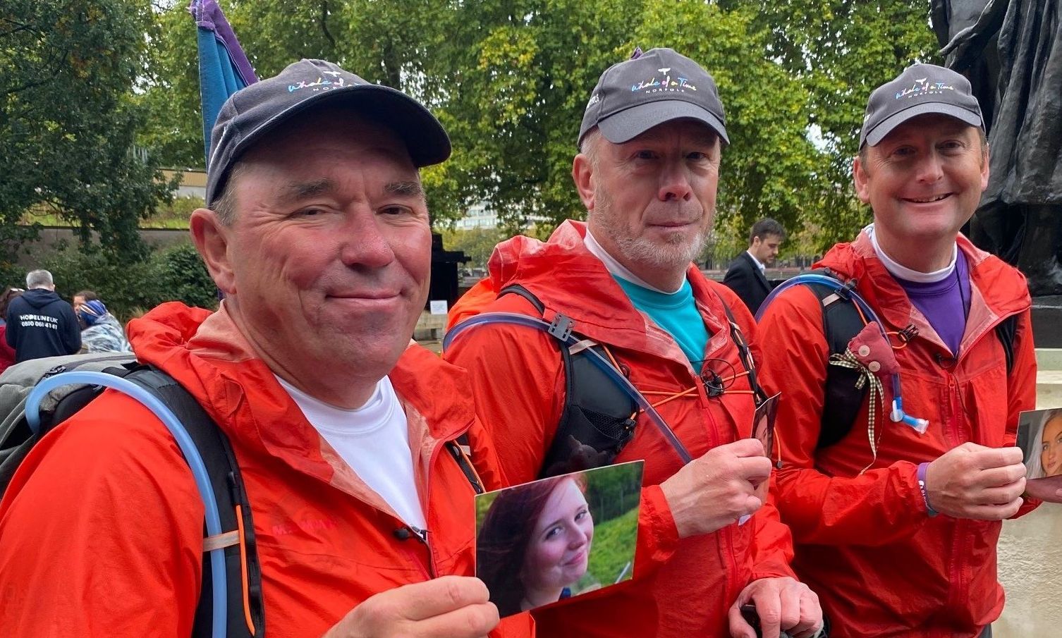 Trio of dads raise over £1 million for young suicide prevention