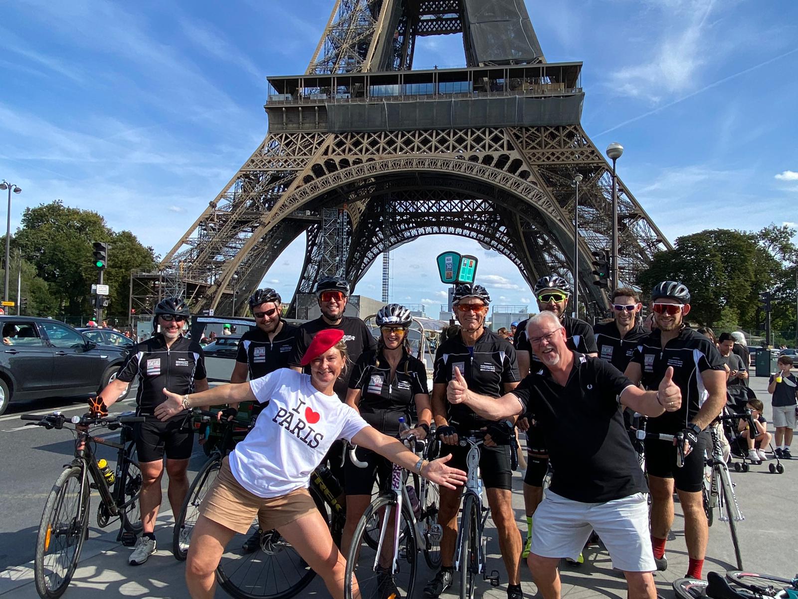 Walton colleagues complete cycle ride to Paris for Ukraine