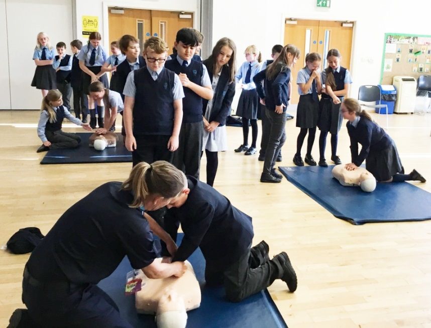 Folkestone Primary pupils learn lifesaving skills for restart a heart day