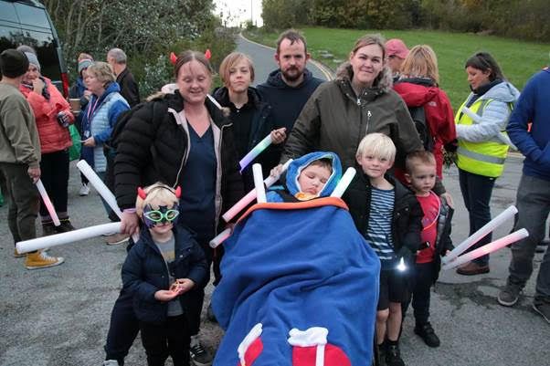 Charity runners light up the night for Dark Run Conwy event