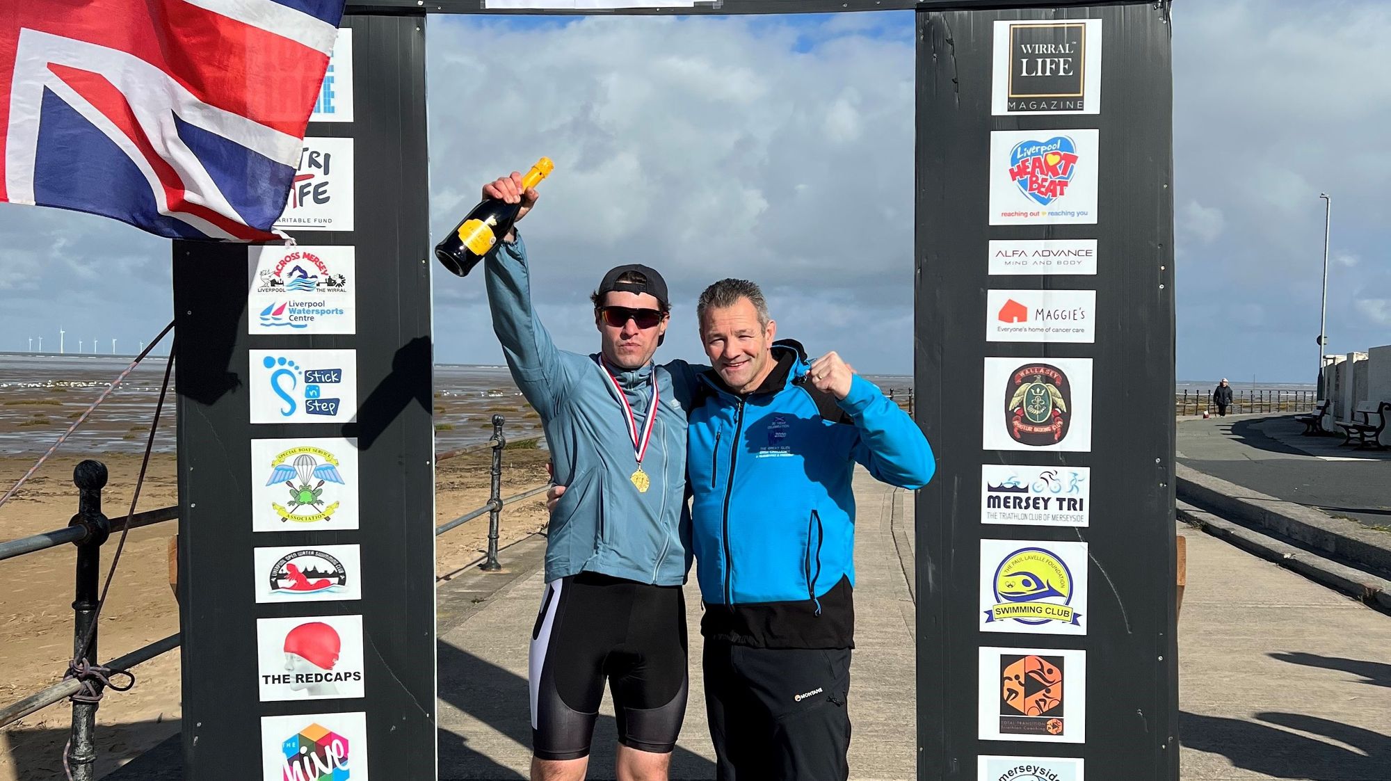 Fundraising Bebington man completes three Olympic triathlons