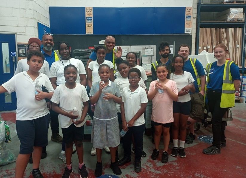 St Luke's eco garden gets 'much-needed facelift' thanks to Wickes store in Canning Town