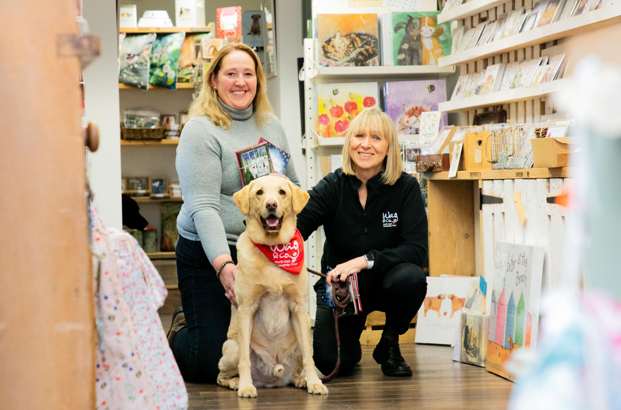 Shotley Bridge artist donates Christmas card designs to Wag & Company