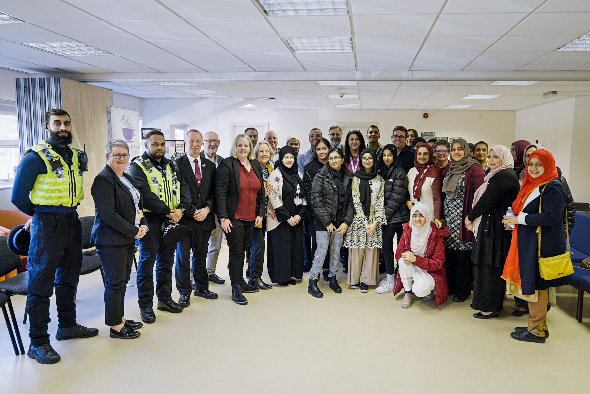 Greater Manchester: Mayor Andy Burnham visits Oldham violence unit