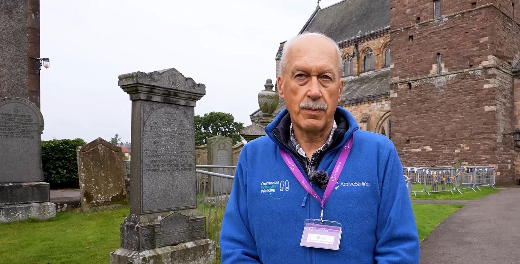 Volunteer Mike wins dementia friendly award for getting people walking
