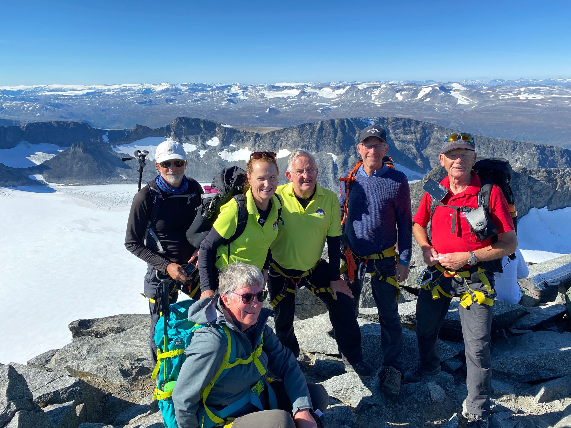 Trekkers tackle tough mountains and fjords of Norway for sick children