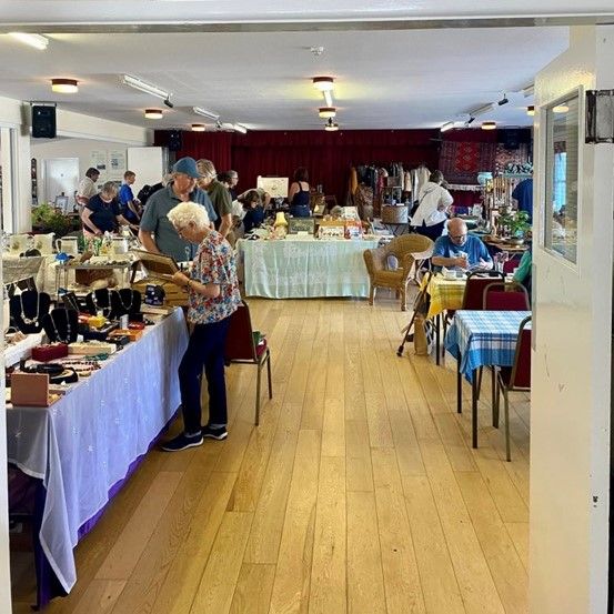 Lots on offer at Umberleigh Antiques Fair