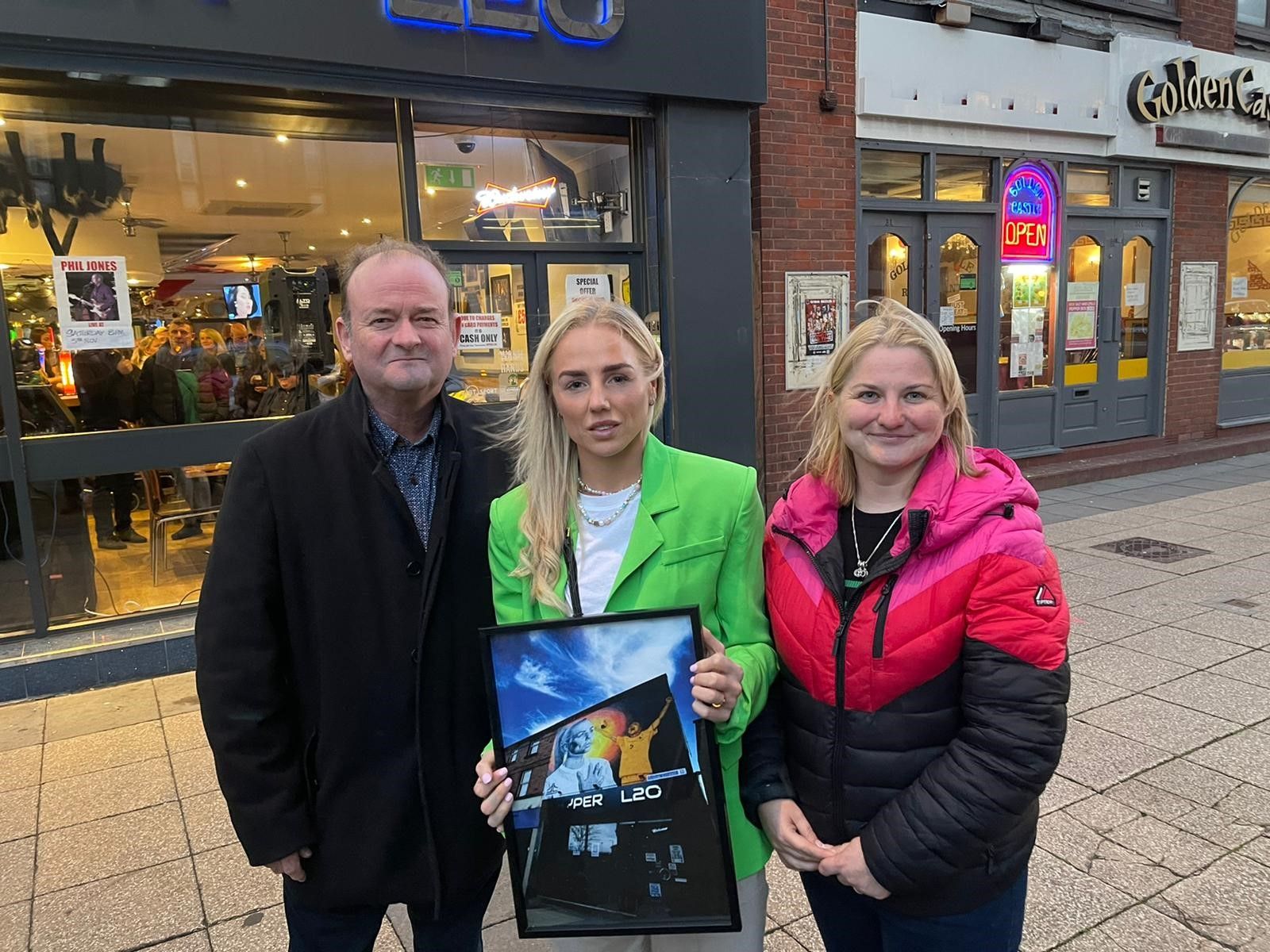 Bootle Lioness unveils mural honouring her football success