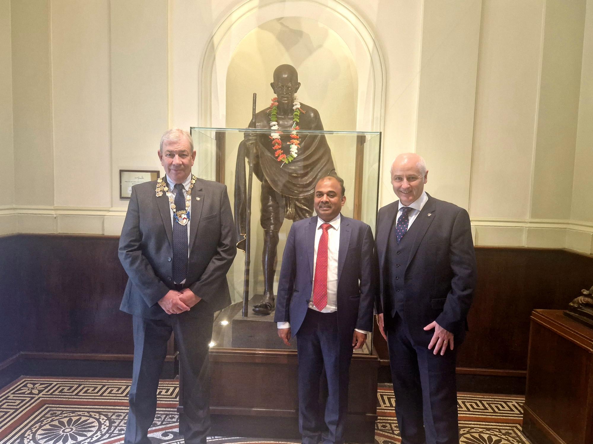 Provost marks Gandhi’s birthday at special event in Ayr Town Hall